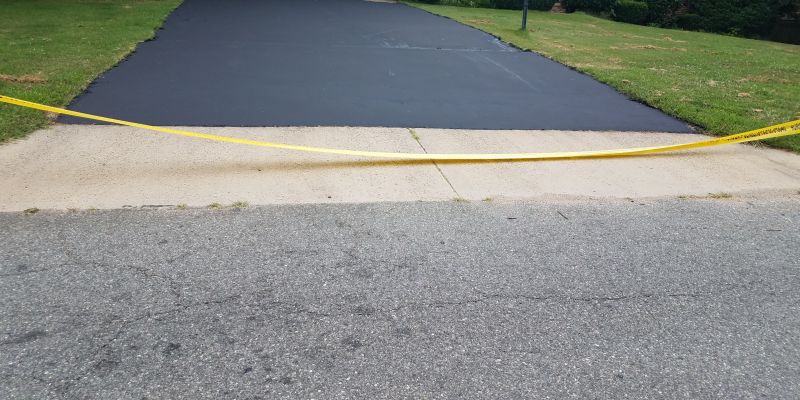Completed Sealed Driveway