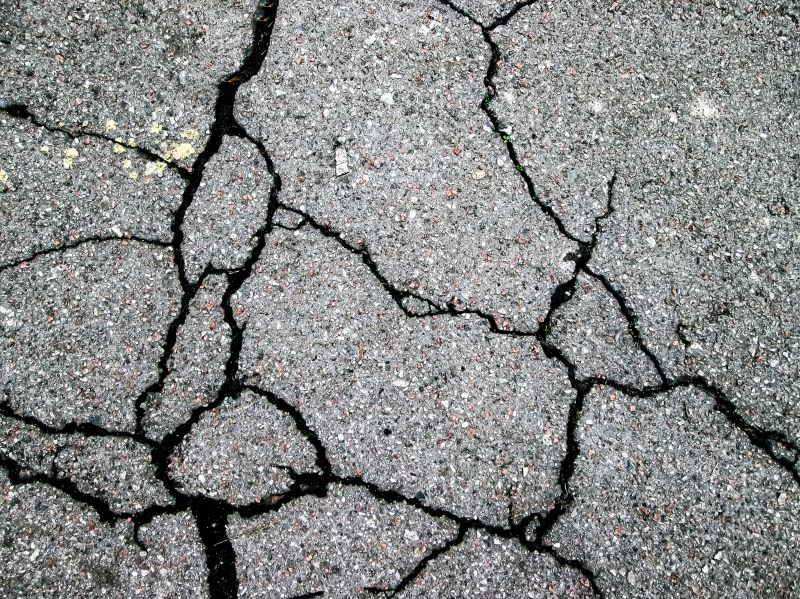 Close-up of Sealed Surface